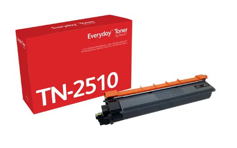 Everyday / black / compatible / box / toner cartridge (alternative for: brother tn-2510) / green world alliance return programme / for brother dcp-l2620, l2627, l2660, hl-l2400, l2865, mfc-l2800, l2827, l2860, l2960, l2980, , medium-null