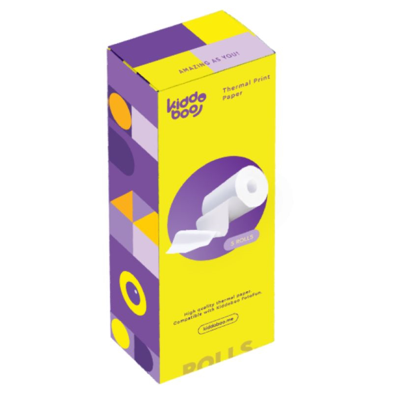Kiddoboo thermal paper rolls kbp80rol, , medium-null