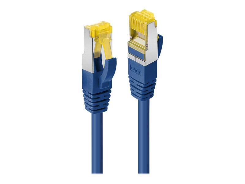 Lindy - patch cable - rj-45 (m) to rj-45 (m) - 1.5 m - sftp, pimf - cat 7 (cable) / cat 6a (connectors) - halogen-free, snagless - blue-null