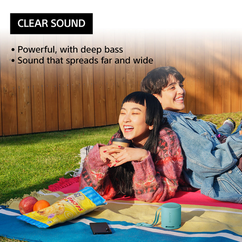Sony srs-xb100b portable bluetooth speaker up to 16 hours-null