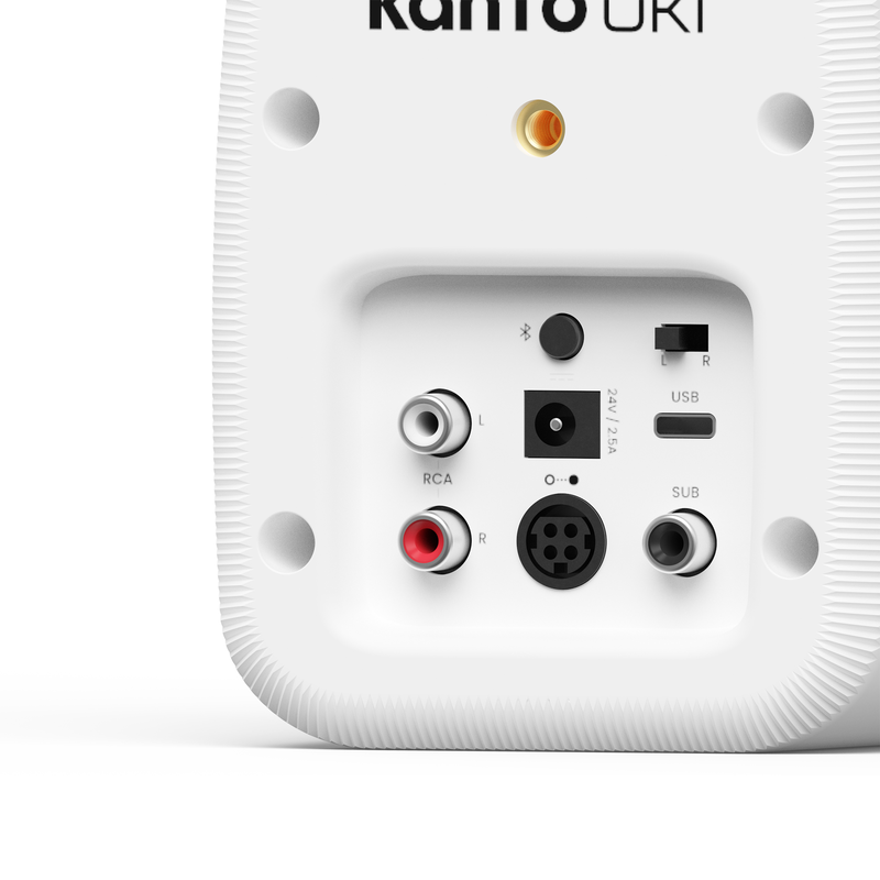 Kanto uki &epsilon;&nu;&epsilon;&rho;&gamma;ά &eta;&chi;&epsilon;ί&alpha; &upsilon;&pi;&omicron;&lambda;&omicron;&gamma;&iota;&sigma;&tau;ή 100w &mu;&epsilon; bluetooth, USB-c & έ&xi;&omicron;&delta;&omicron; &alpha;&kappa;&omicron;&upsilon;&sigma;&tau;&iota;&kappa;ώ&nu; - matte white (&zeta;&epsilon;ύ&gamma;&omicron;&sigmaf;)-null