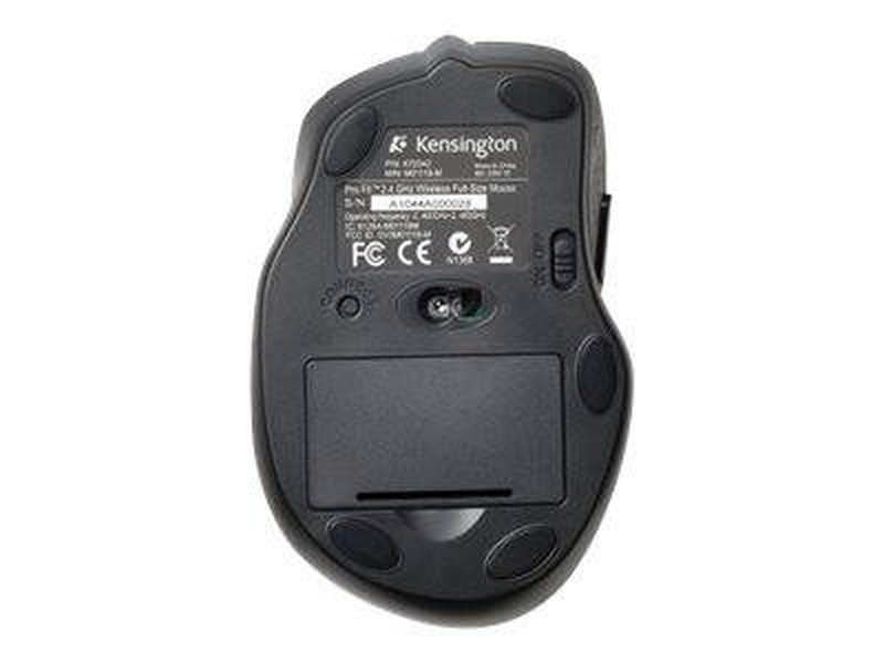 Kensington pro fit full-size / mouse / optical / wireless / 2.4 GHz / USB wireless receiver / black, , medium-null