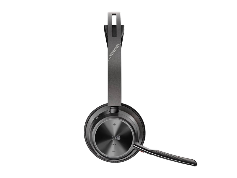 Poly voyager focus 2-m / headset / on-ear / bluetooth / wireless / active noise cancelling / USB-c via bluetooth adapter / black / certified for microsoft teams, , medium-null