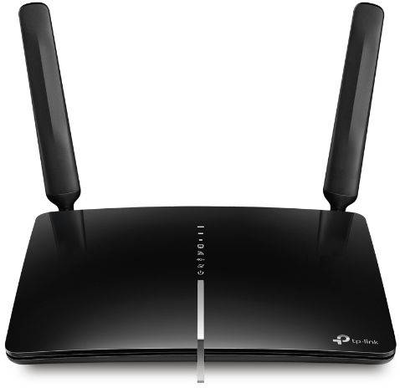 Tp-link archer mr600 4g+ cat6 ac1200 lte router dual-band gigabit wireless sim Wi-Fi 5 black, Black, medium