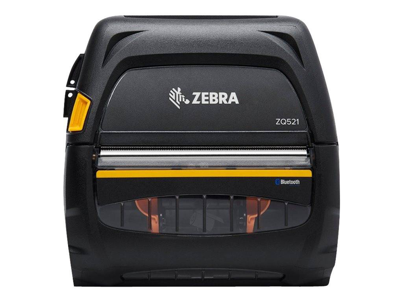 Zebra zq521 zq52-buw100e-00 4-inch mobile direct thermal label printer 203 dpi linerless Wi-Fi bluetooth rugged black-null