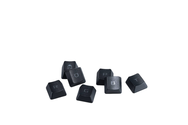 Asus rog pbt doubleshot keycap set for rog rx switches 123 keys black 90mp02p0-baua00-null
