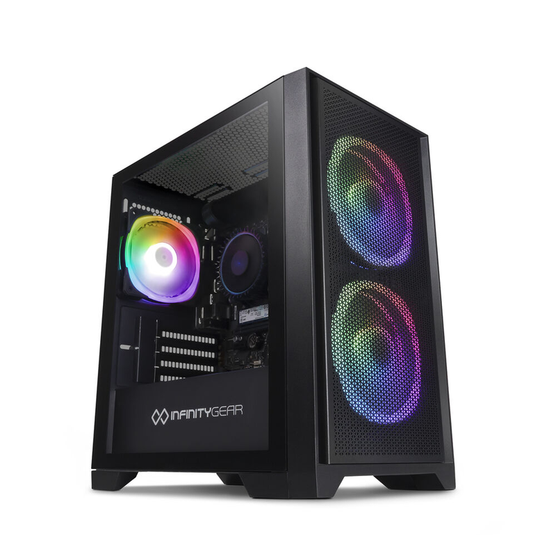 Infinity gear core 5 rev.2 (core i3-14100/8GB ddr4/250GB SSD/windows) desktop pc-null