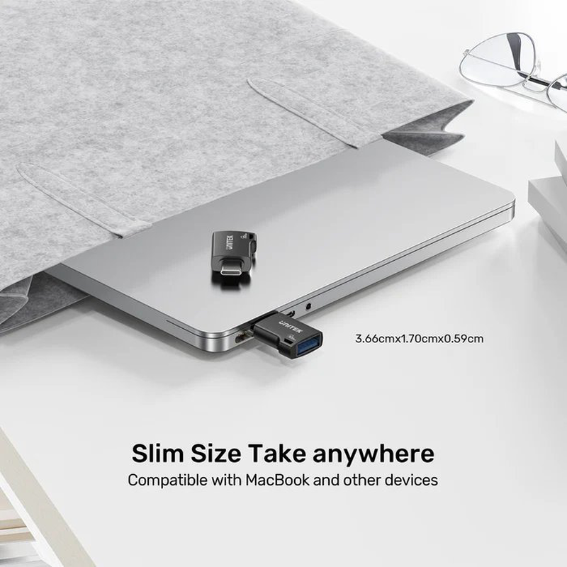 Unitek uca USB-a female to USB-c male adapter 10GBps a1048a, , medium-null