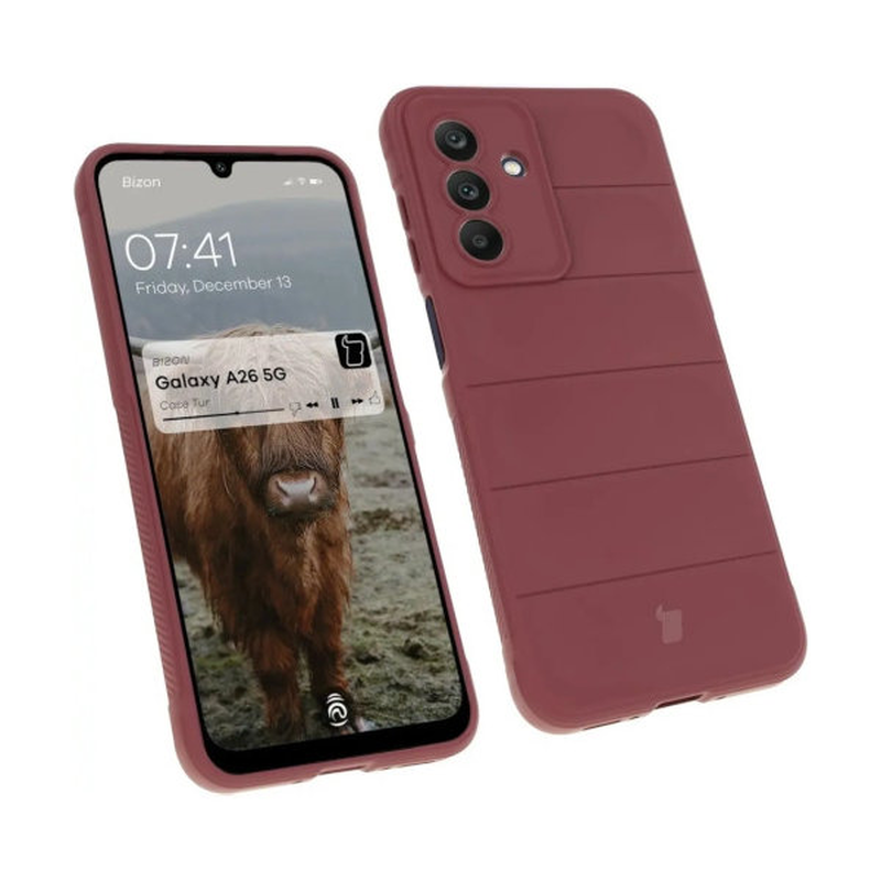 Bizon case tur samsung galaxy a26 dark purple, , medium-null