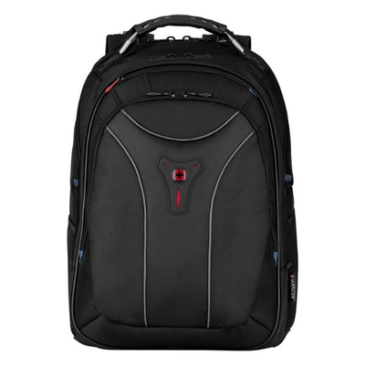 Wenger, carbon apple 15"/17 computer backpack, black ( r )