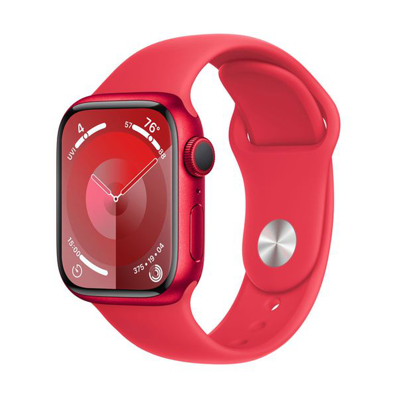 Watch series 9 GPS 41mm (product)red aluminum case with (product)red sport band s/m, , medium image number null