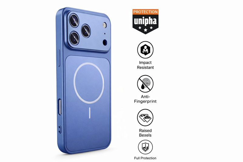 Unipha ag glass case for iPhone 14 pro max&ndash; give your iPhone the iPhone 17 pro max look, , medium-null