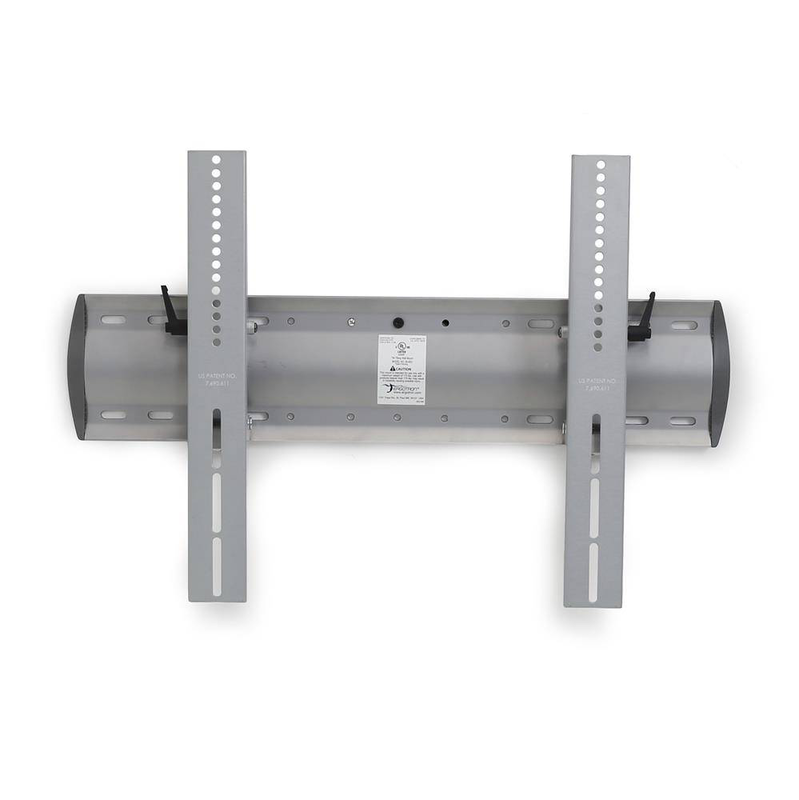 Ergotron tm tilting wall mount 61-143-003 for 32 inch and larger displays up to 79kg tilt 20 degrees silver-null