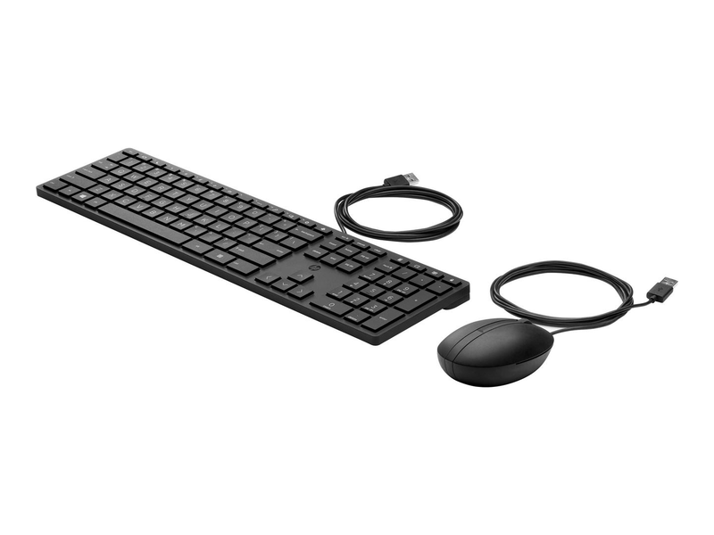 Hp desktop 320mk - keyboard and mouse set - full size - USB - german, , medium-null