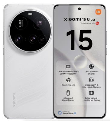 Xiaomi 15 ultra κινητό τηλέφωνο 5g(16GB/512GB), White, medium