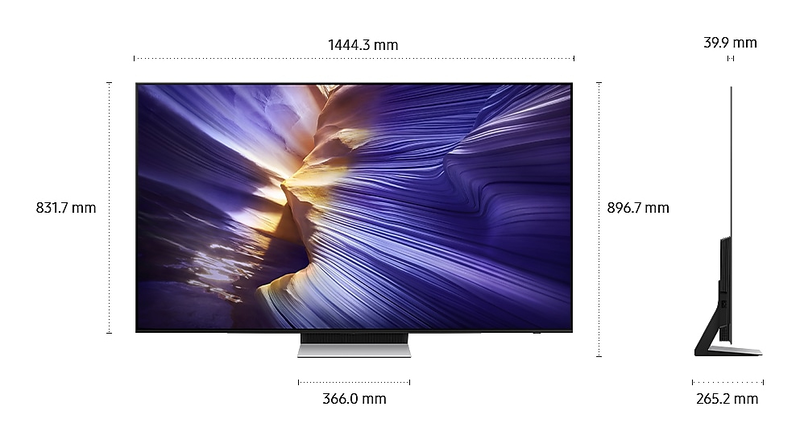 Samsung smart TV 65" 4k OLED qe65s90fa-null