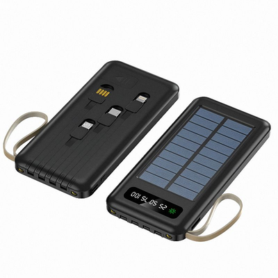Solar power bank klgo kp-97 - 10.000mAh &mu;&epsilon; &eta;&lambda;&iota;&alpha;&kappa;ή &phi;ό&rho;&tau;&iota;&sigma;&eta;, Black, medium