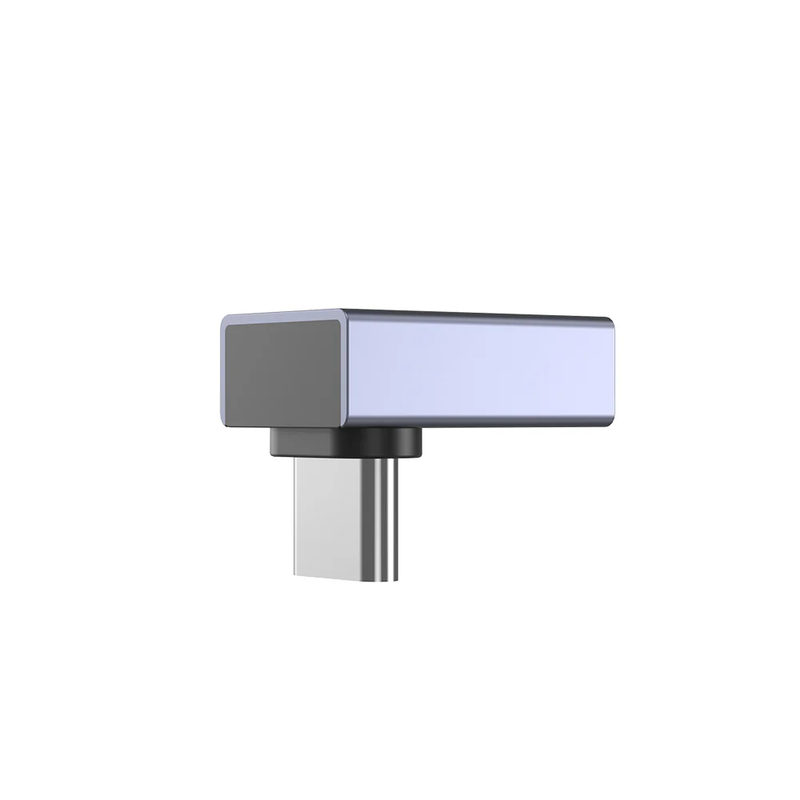 Unitek USB-c 4.0 male to female adaptor 90degrees (back) a1039gy, , medium-null