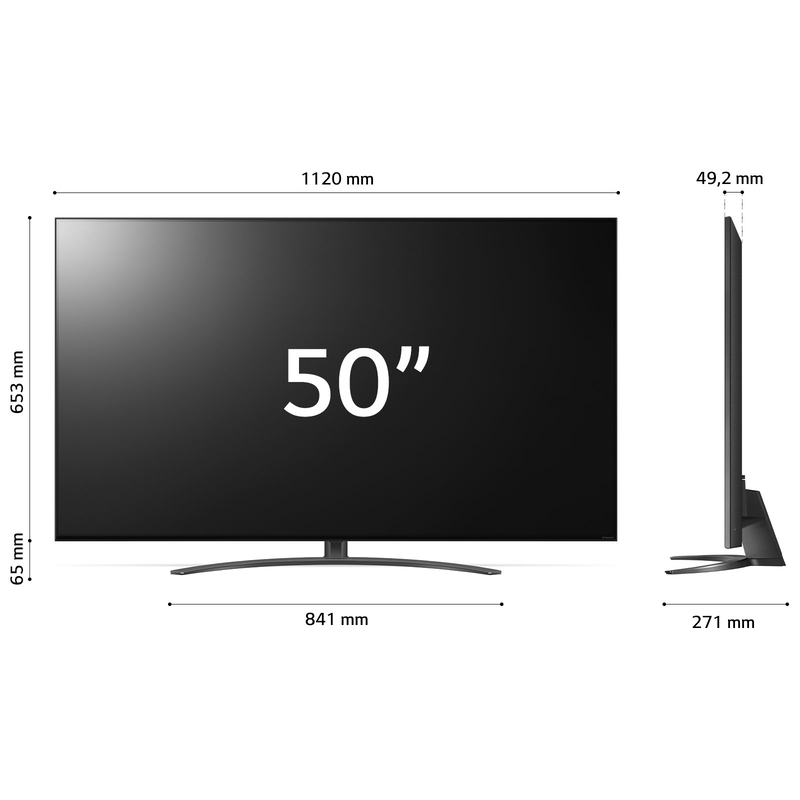 Lg smart TV 50" 4k nanocell 50nano826qb-null