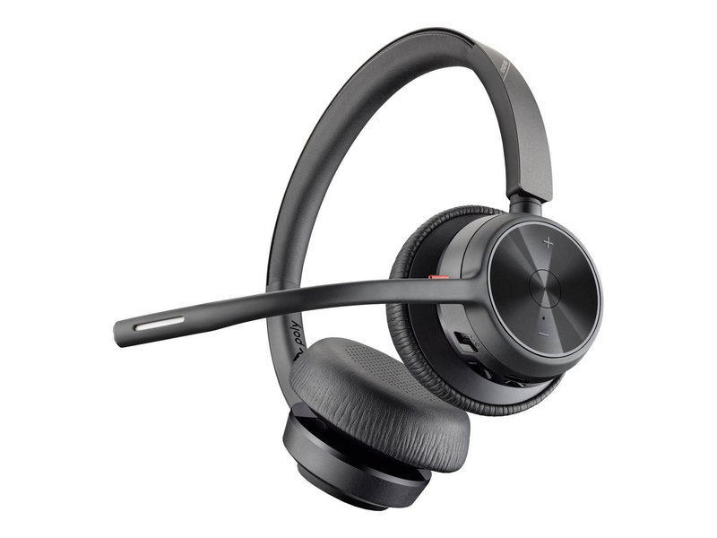 Poly voyager 4320 / headset / on-ear / bluetooth / wireless / black / zoom certified, certified for microsoft teams, , medium-null