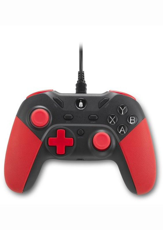 Spartan gear pelekys wired controller pc/ps3 black red, , medium-null