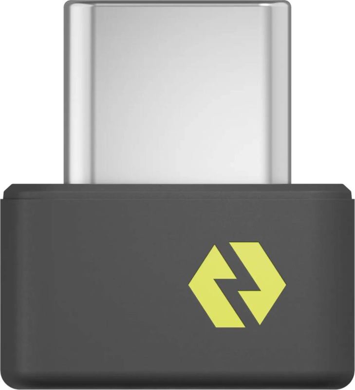 Logitech logi bolt USB-c receiver 956-000157 secure wireless dongle for bolt mice and keyboards pairs 6 devices black-null