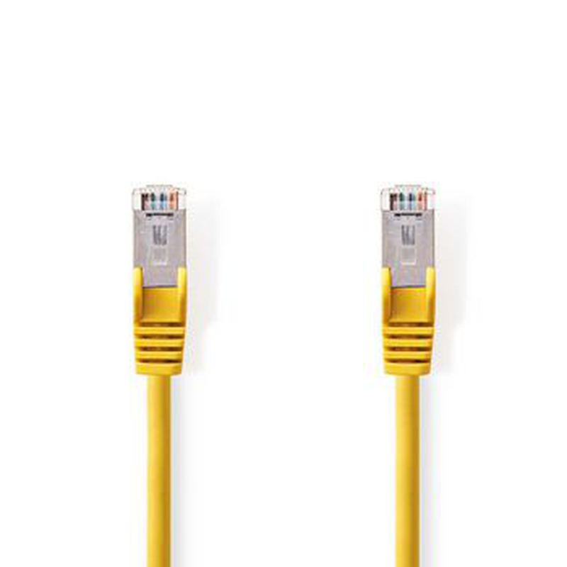 Cat 5e sf/utp network cable rj45 male - rj45 male 7.5 m yellow, , medium image number null