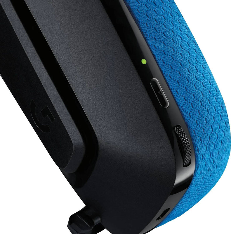 Logitech g g535 lightspeed wireless gaming headset 939-002219 40mm drivers flip-to-mute mic 33h lightweight black-null
