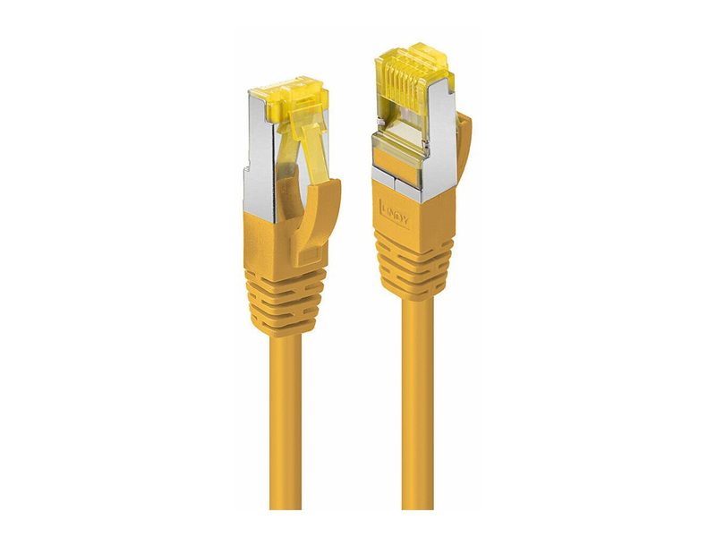 Lindy / patch cable / rj-45 (m) to rj-45 (m) / 7.5 m / 6.5 mm / s/ftp / cat 6a / halogen-free, snagless / yellow-null