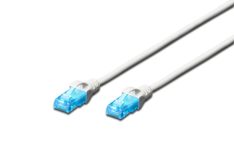 Digitus cat 5e u/utp patch cord 0.5 m white | rj45 to rj45 | awg 26/7 | pvc-null