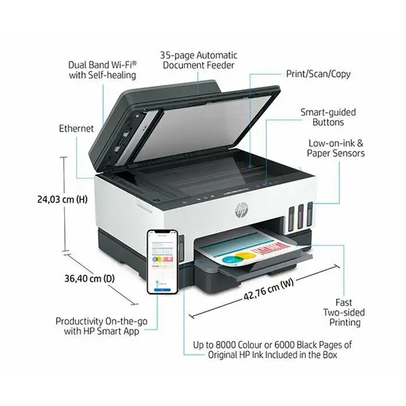 Hp smart tank 750 wi fi all-in-one, , medium-null