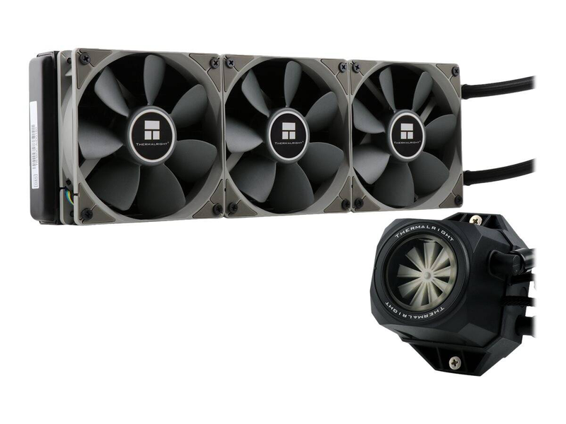 Thermalright turbo right 360 c aio liquid CPU cooler 360mm 3x120mm ty-121bp pwm fans copper radiator black-null