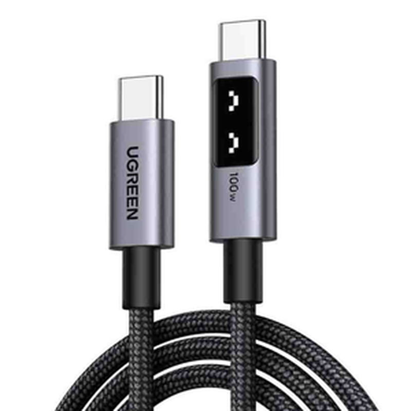 35512 2m USB-c/USB-c charging & data cable 100w black ugreen, , medium-null
