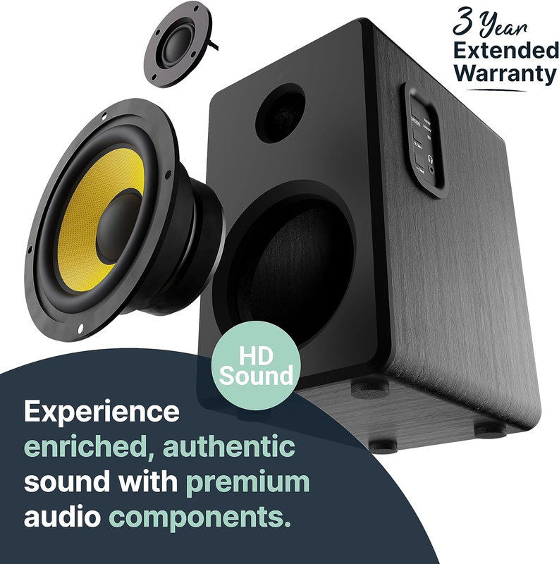 Majority d40x active speakers 70w 4 bt/USB/sd (pair), , medium-null