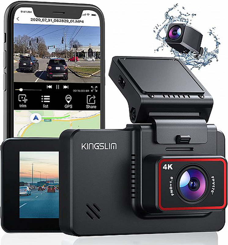 Akaso kingslim dash cam 4k d4 dual Wi-Fi, , medium image number null