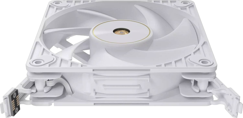 Asus proart pf120 pwm case fan 120mm single pack white daisy-chain lcp blade fdb bearing 3000rpm-null