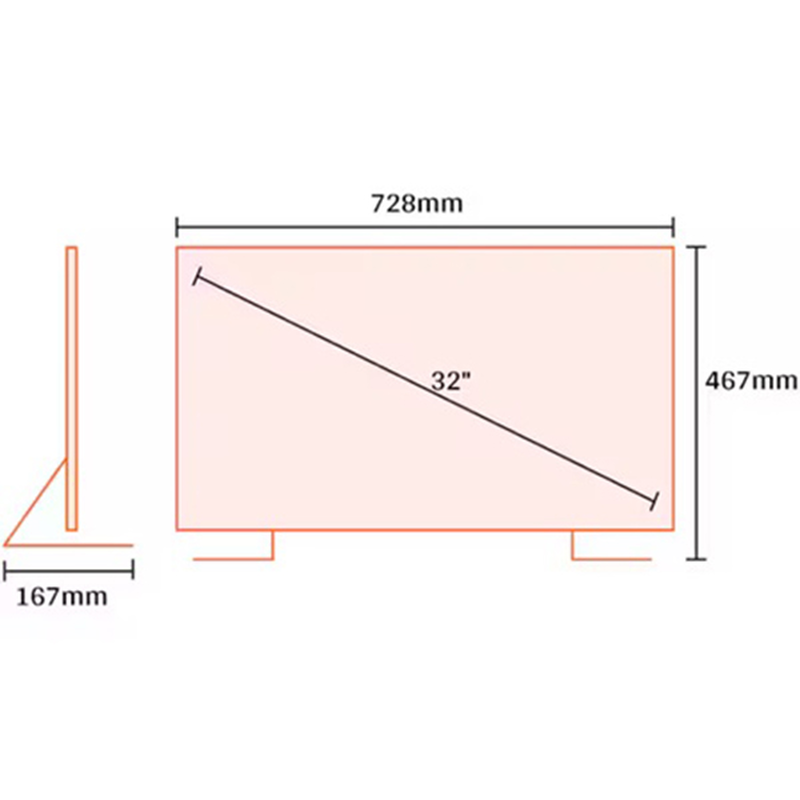 Kydos smart TV 32" HD ready led k32wh22sd01v4, , medium-null