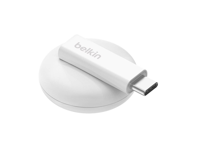 Belkin boostcharge portable USB-c apple watch charger mfi certified fast charge 5w white-null
