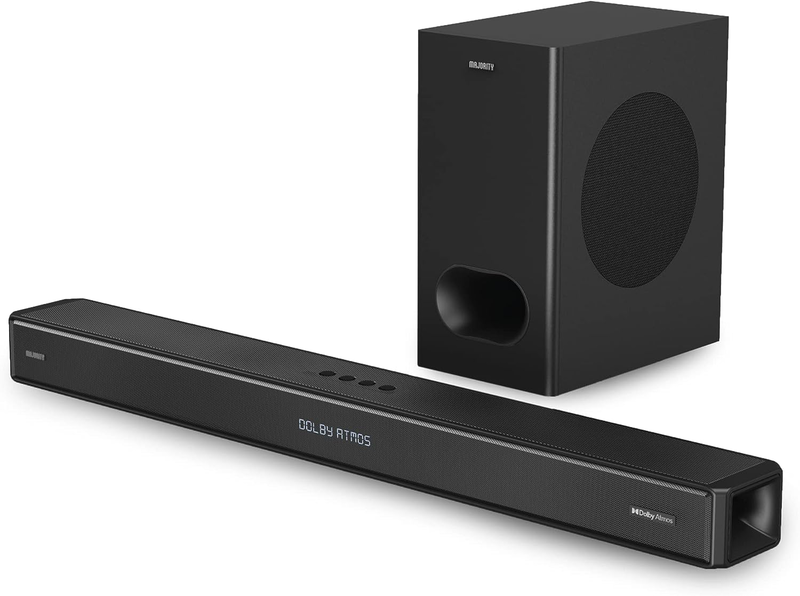 Majority soundbar sierra plus 400w 2.1.2 dolby atmos wireless subwoofer image number null