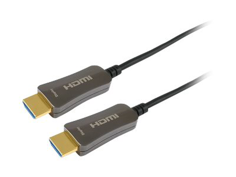 Equip life - high speed - HDMI cable with ethernet - HDMI male to HDMI male - 30 m - 4k support, active optical cable (aoc), , medium-null