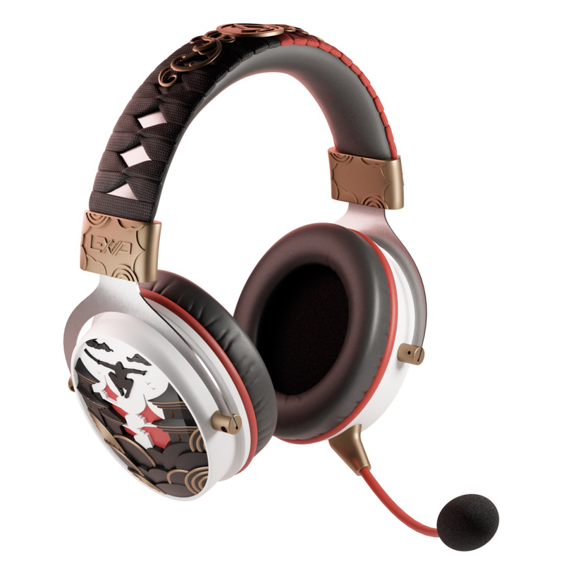 Limited edition lexip assassin's creed shadows wireless headset for ps4/PS5/nintendo switch/pc-null
