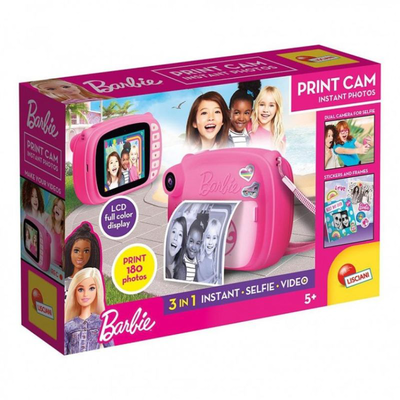 Real fun barbie print cam 97050, , medium