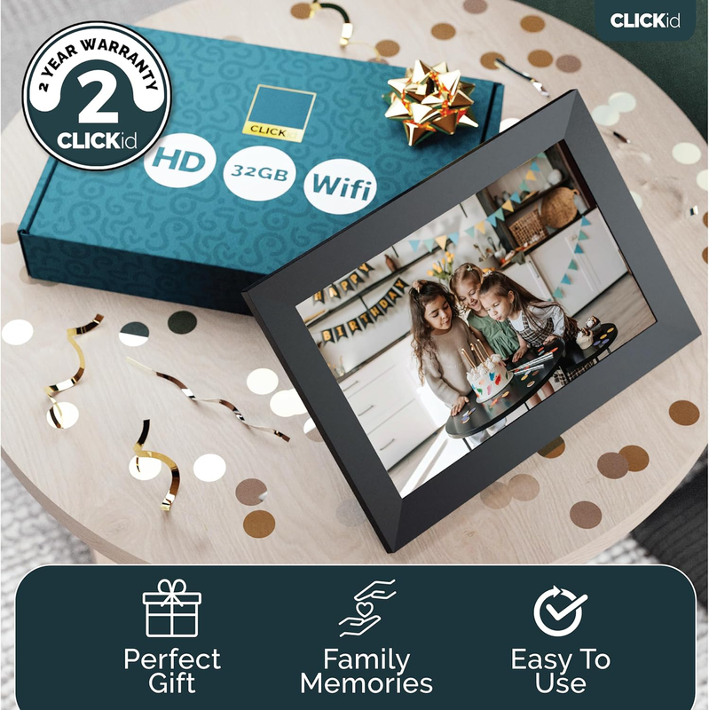 Product image: Majority photo frame 10.1” Wi-Fi/touch frameo app clickid snap10, , medium-null