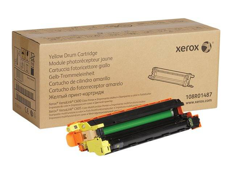 Xerox 108r01487 yellow drum cartridge 40,000 pages for versalink c600 c605-null