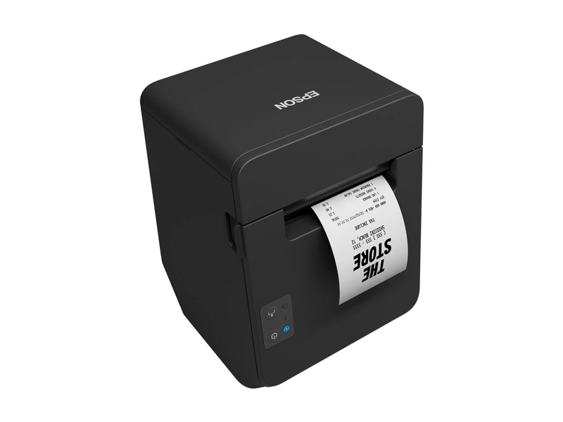 Epson tm-t20iv (101) c31cl47101 80mm thermal pos receipt printer 203dpi 250mm/s USB serial auto cutter black eu-null