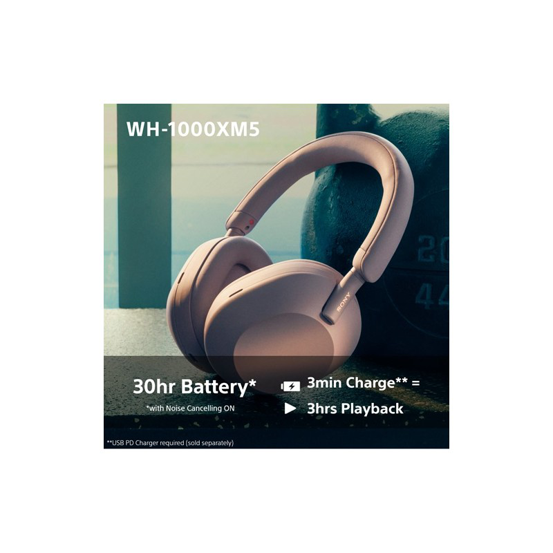 Wh-1000xm5 noise cancelling wireless headphones smoky pink image number null