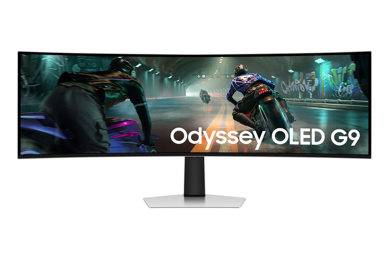 Samsung odyssey g9 ls49dg912suxen 49" οθόνη OLED curved 144hz freesync 5120x1440, , medium-null