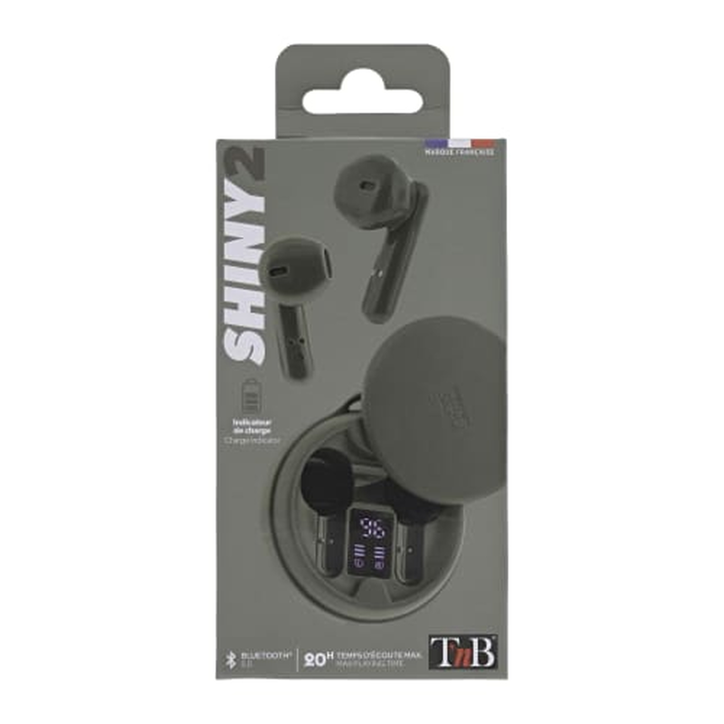 Tnb shiny 2 wireless headphones bluetooth with 20 operating hrs green, , medium-null