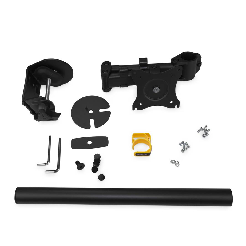 Startech.com armpivotb desk mount monitor arm articulating steel for displays up to 34 inch 8kg black-null