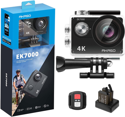 Akaso action camera 4k30fps 20mp ek 7000